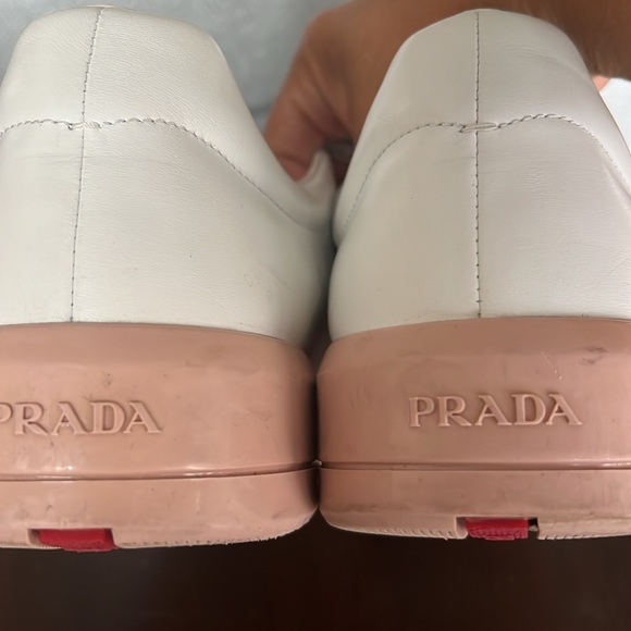 Prada white sneakers línea Rossa - Picture 2 of 11